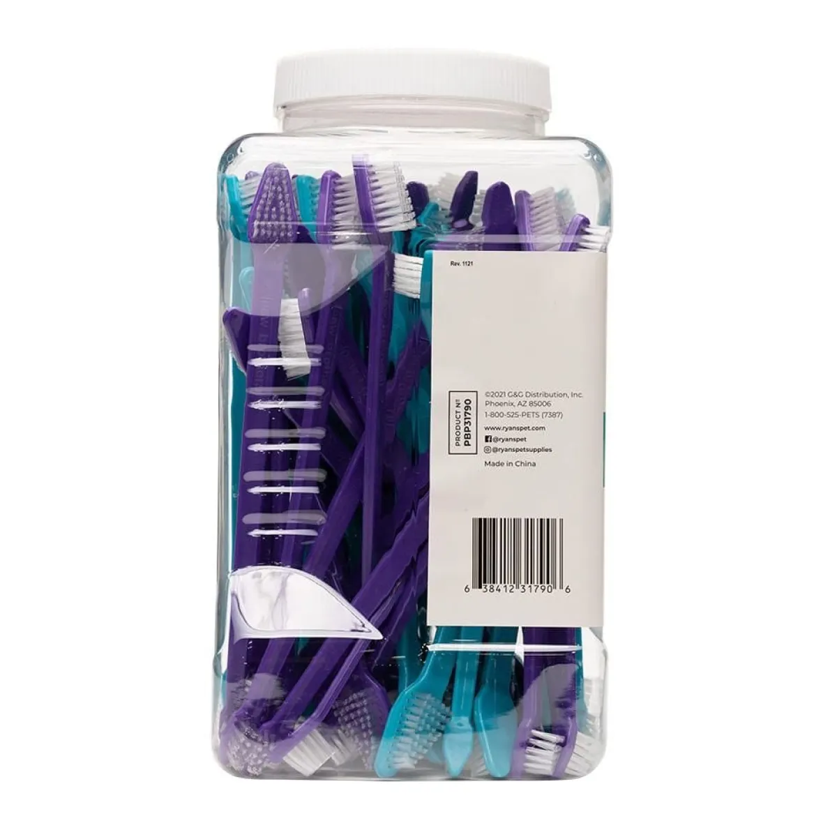 paw_brothers_dualend_toothbrush__count_7.webp Ryan's Pet Supplies Paw Brothers Dual-End Toothbrush 50 Count