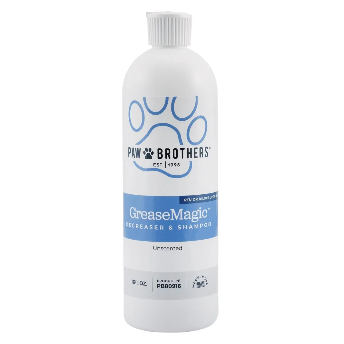 Ryan's Pet Supplies Paw Brothers GreaseMagic Shampoo