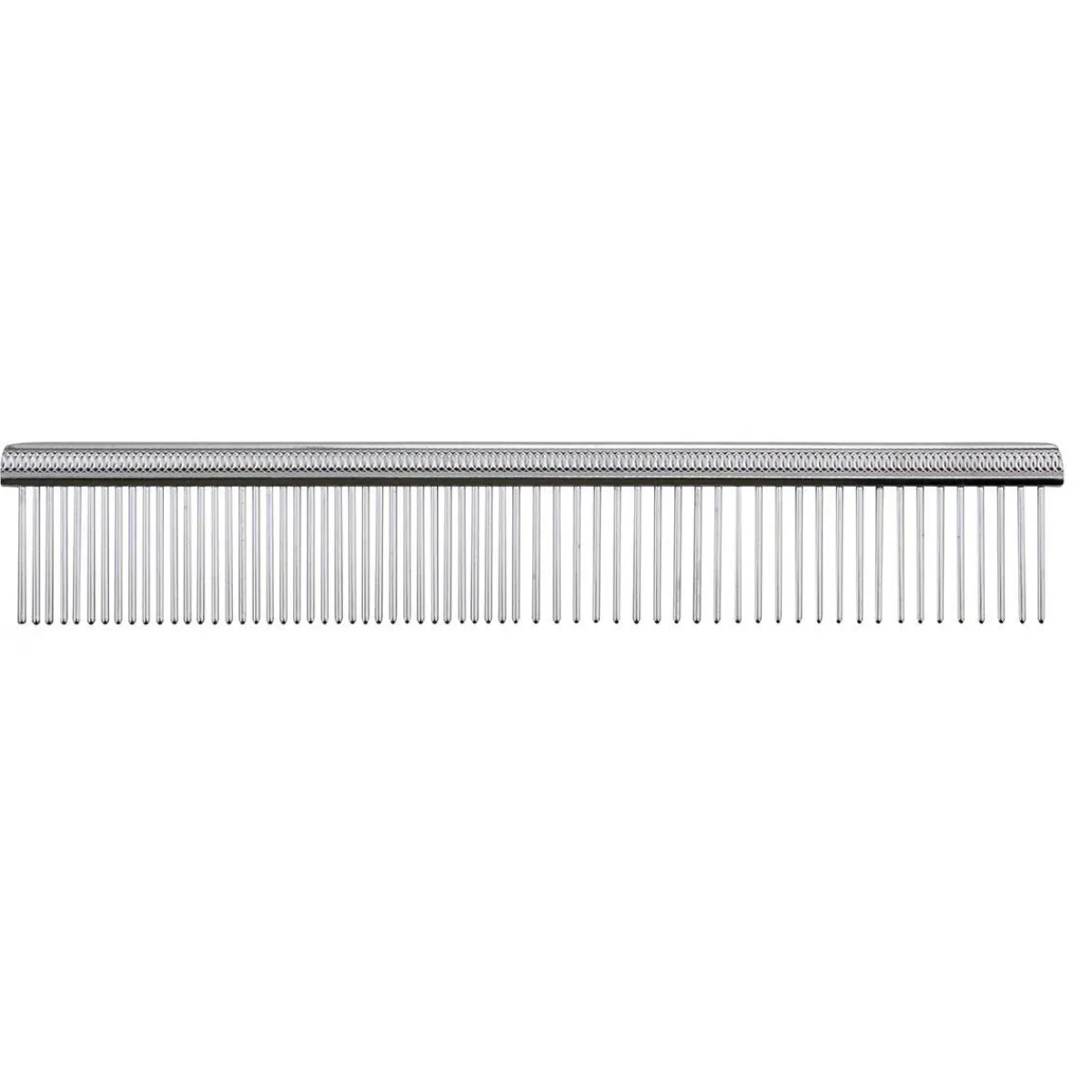 Ryan's Pet Supplies Paw Brothers Greyhound Style Chrome Comb (7.5" Fine/Coarse)