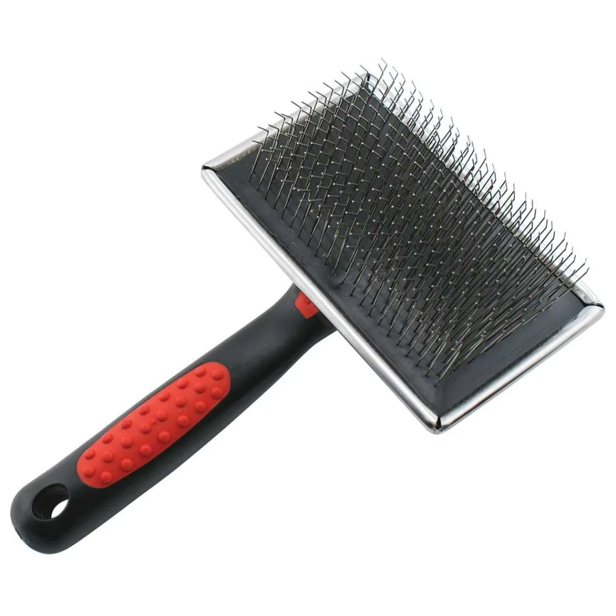 Ryan's Pet Supplies Paw Brothers Hard Extra Long Pin Large Flat Slicker Brush