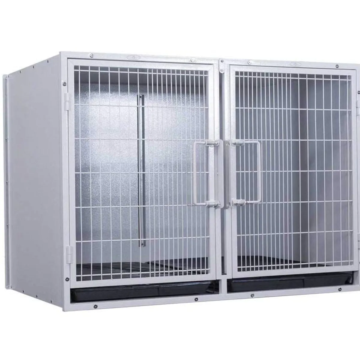 Ryan's Pet Supplies Paw Brothers Large White Modular Cage Complete