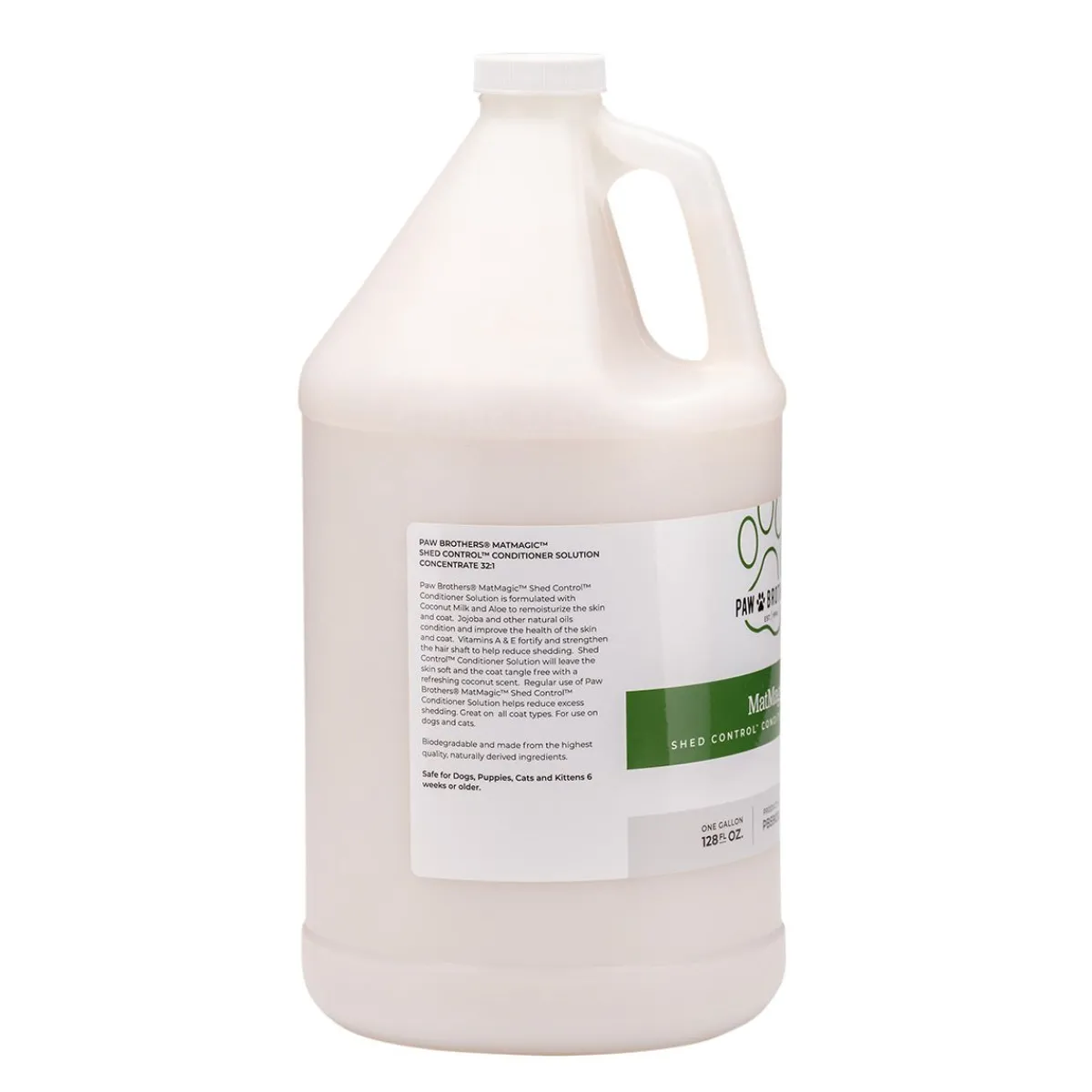 Ryan's Pet Supplies Paw Brothers MatMagic Shed Control Conditioner - 32:1 Gallon