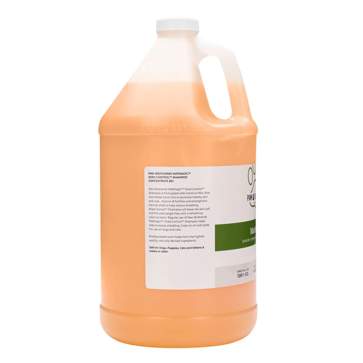 Ryan's Pet Supplies Paw Brothers MatMagic Shed Control Pet Shampoo 32:1 Gallon