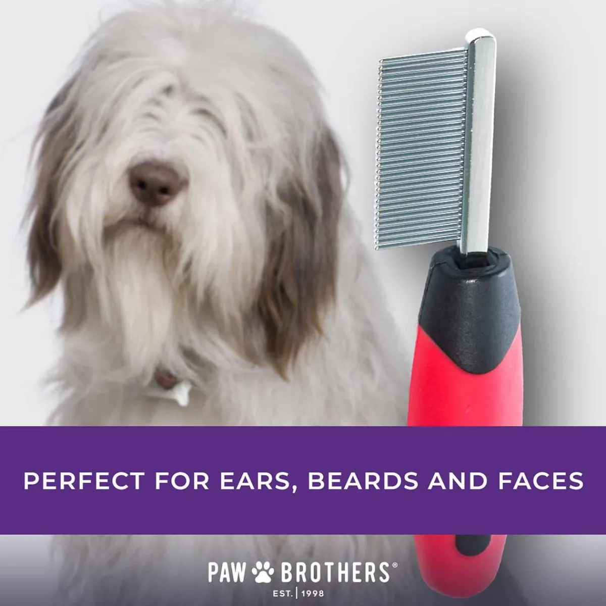 Ryan's Pet Supplies Paw Brothers Mini Face Comb (32 Pin)
