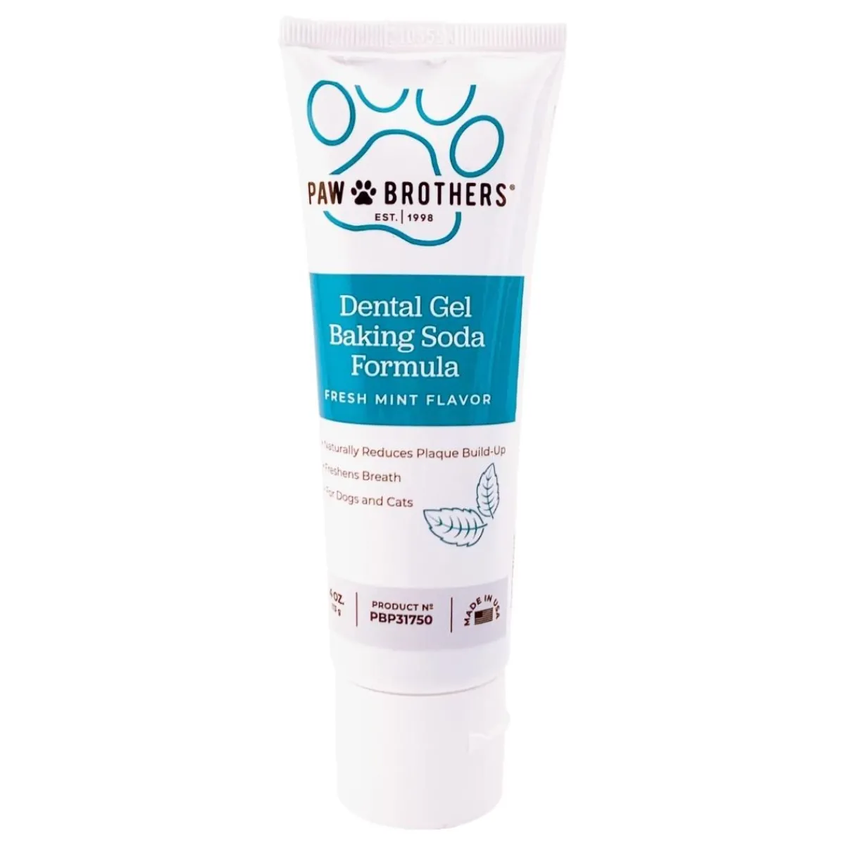 Ryan's Pet Supplies Paw Brothers Mint Dental Gel Baking Soda Formula 4 oz