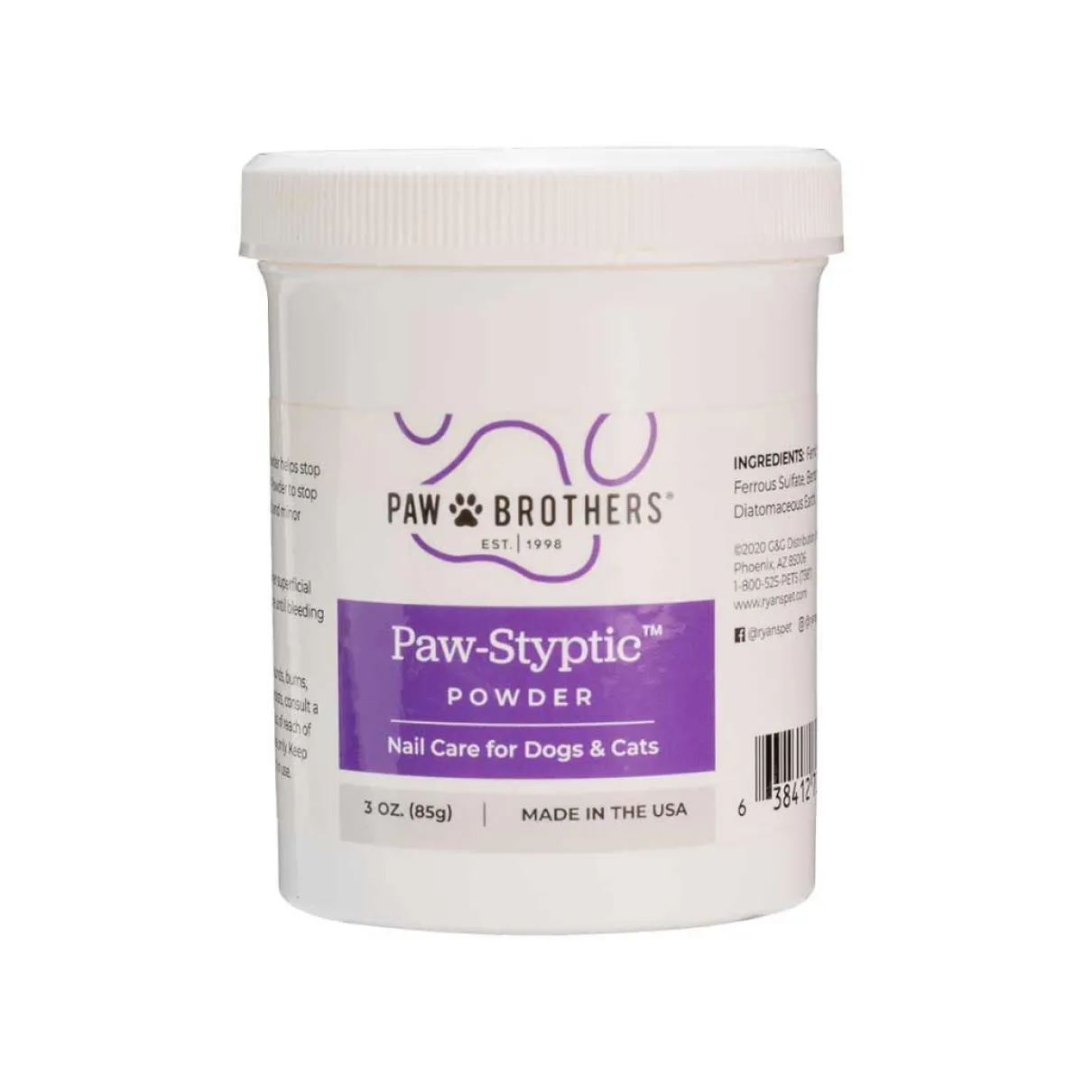 Ryan's Pet Supplies Paw Brothers Paw Styptic Powder 3 oz
