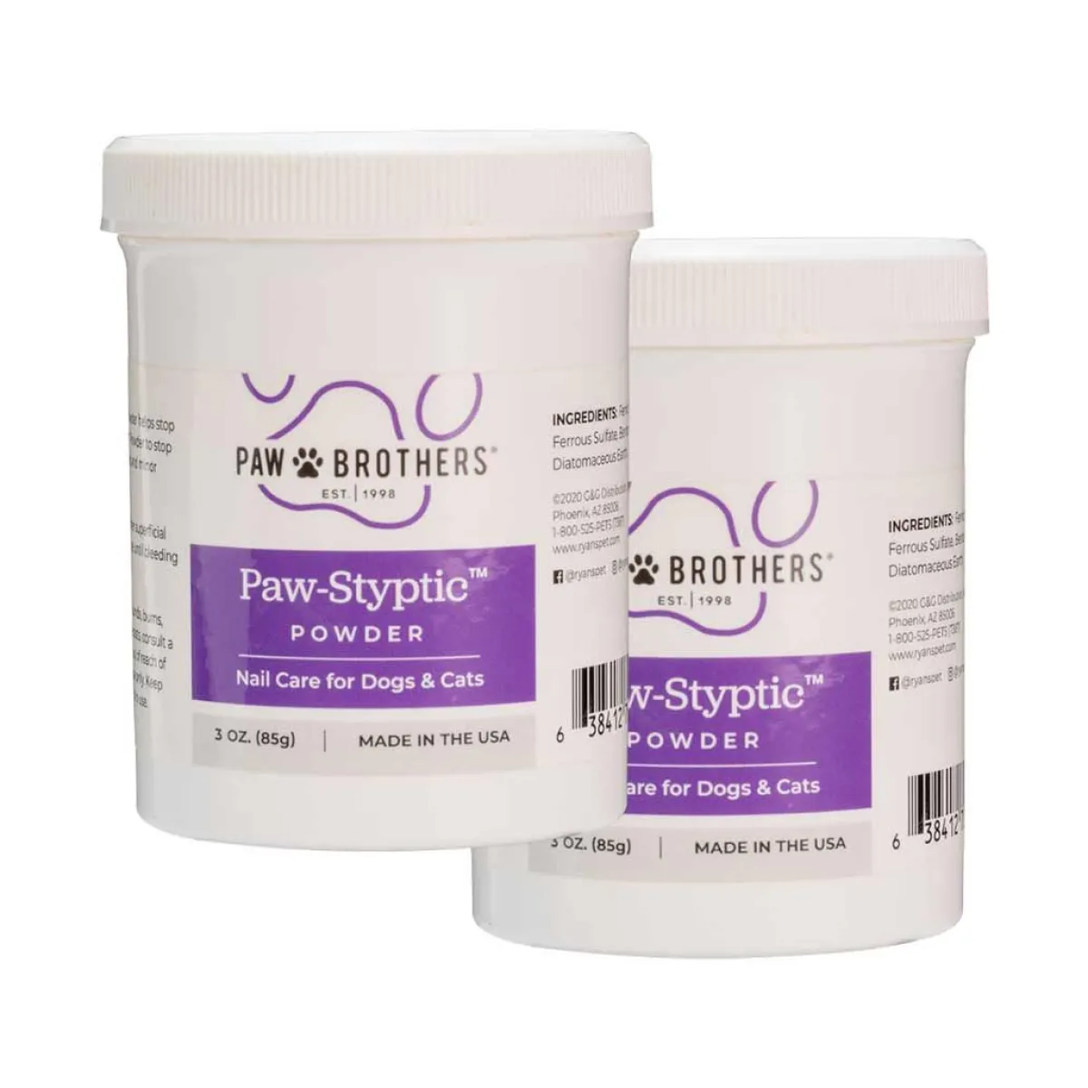 Ryan's Pet Supplies Paw Brothers Paw Styptic Powder 6 oz