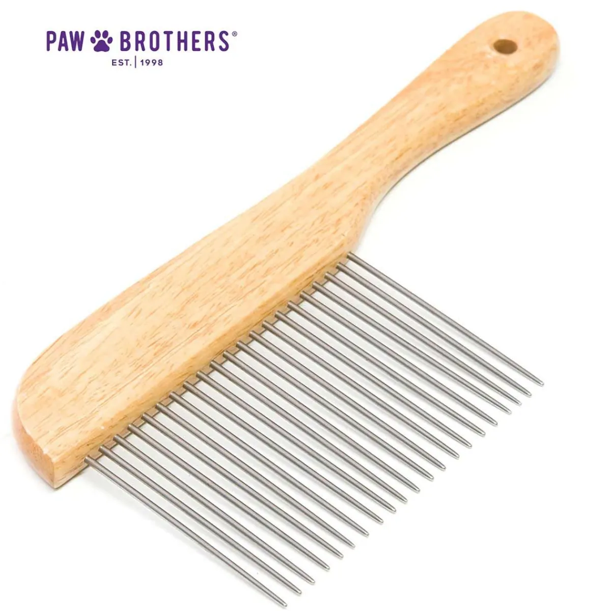 Ryan's Pet Supplies Paw Brothers Poodle Comb Extra Long Teeth
