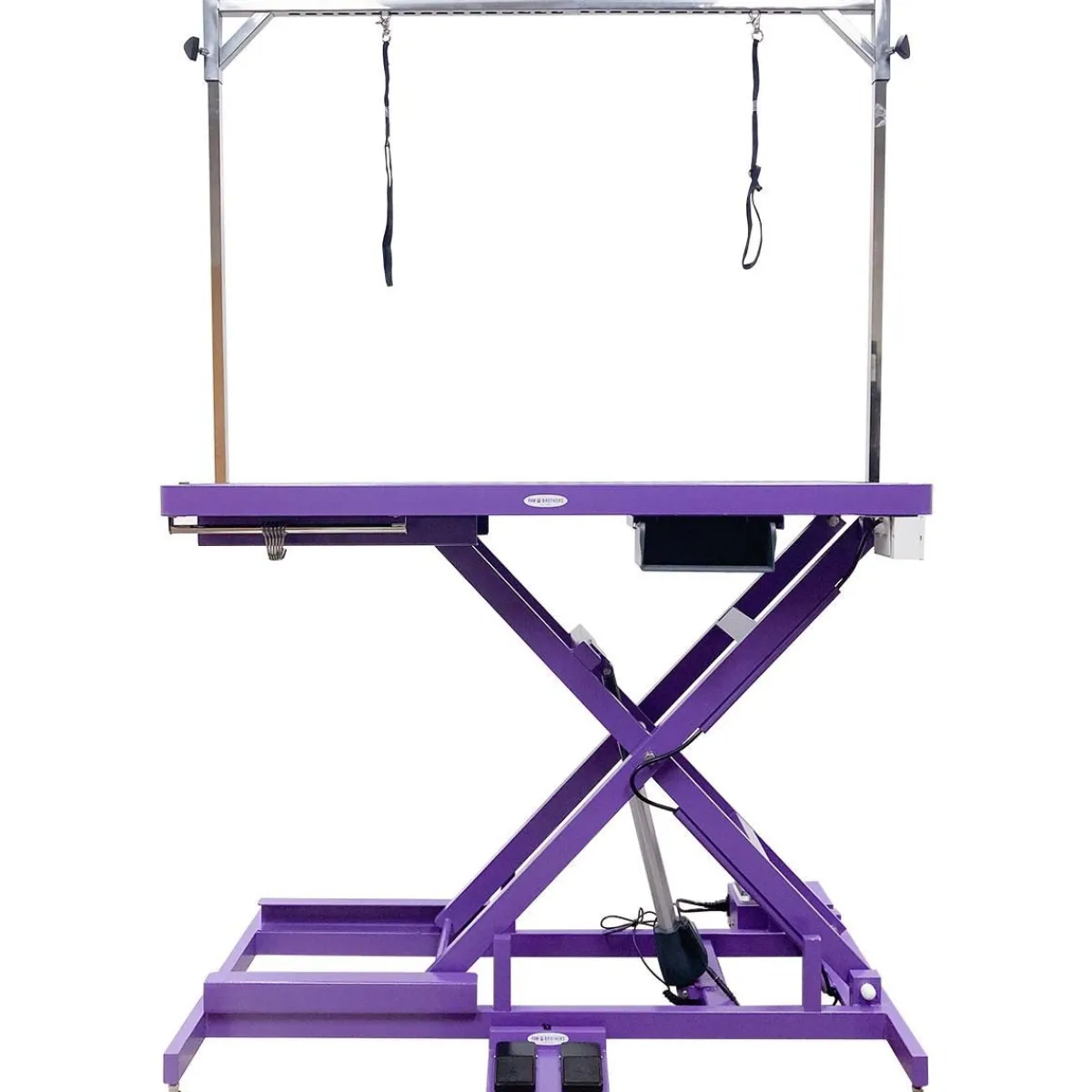 Ryan's Pet Supplies Paw Brothers Pro Low-Low Super Electric Grooming Table - Purple