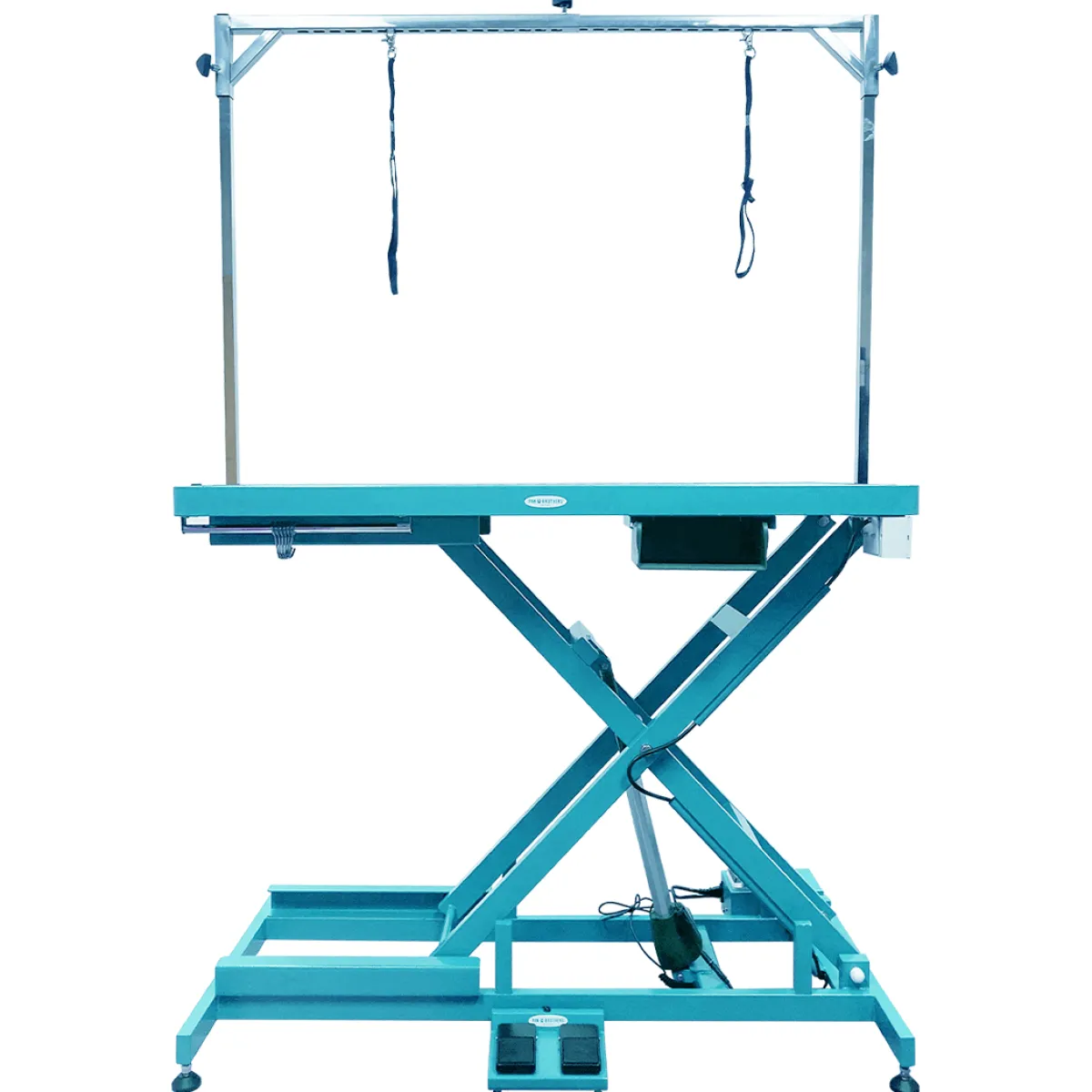 Ryan's Pet Supplies Paw Brothers Pro Low-Low Super Electric Grooming Table - Teal