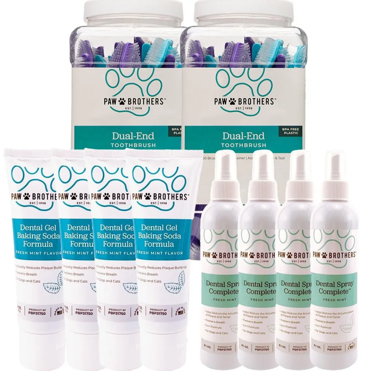 Ryan's Pet Supplies Paw Brothers Salon Groomer Dental Kit—Buy the Kit & Save!
