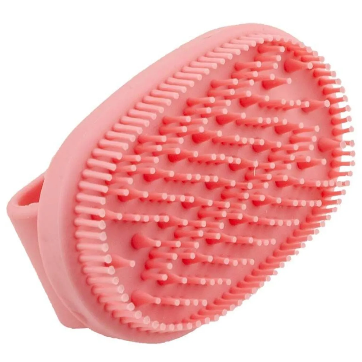 Ryan's Pet Supplies Paw Brothers Small Pink Rubber Curry Brush