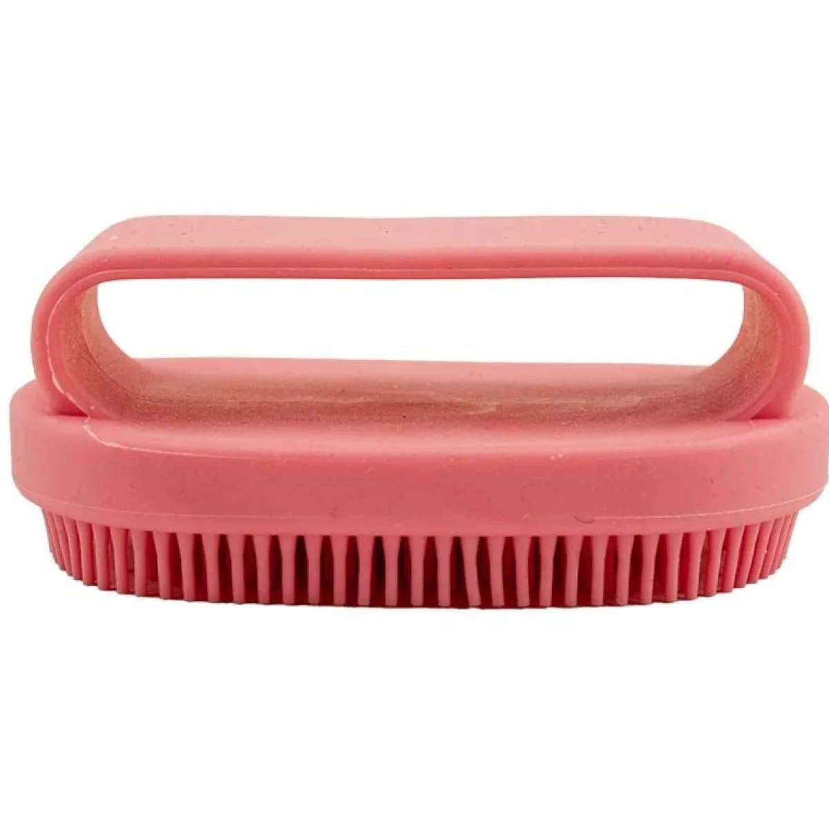 Ryan's Pet Supplies Paw Brothers Small Pink Rubber Curry Brush