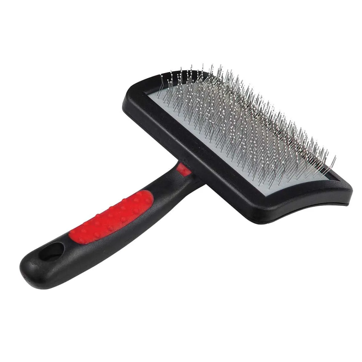 Ryan's Pet Supplies Paw Brothers Small Soft Pin Universal Type Curved Slicker With Coated Pin Tips