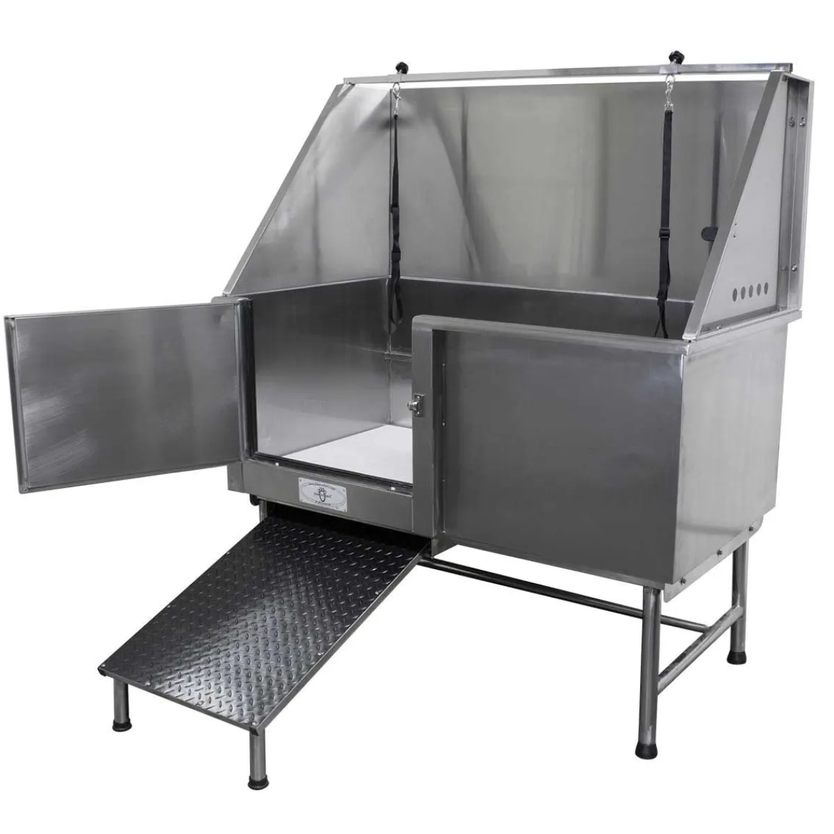 Ryan's Pet Supplies Paw Brothers Stainless Steel 48" Grooming Tub with Ramp