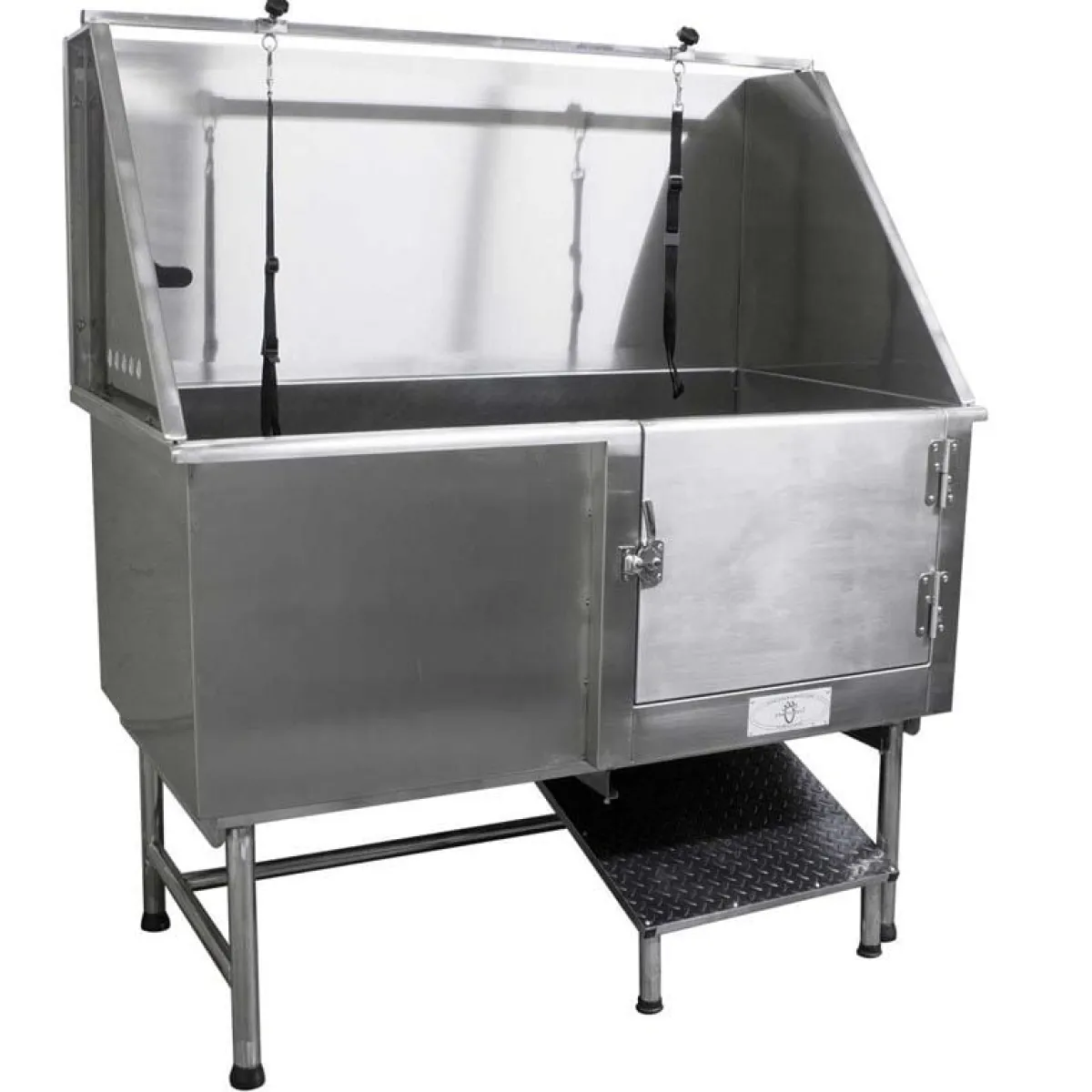 paw_brothers_stainless_steel_quot_grooming_tub_with_ramp_3.webp Ryan's Pet Supplies Paw Brothers Stainless Steel 48" Grooming Tub with Ramp