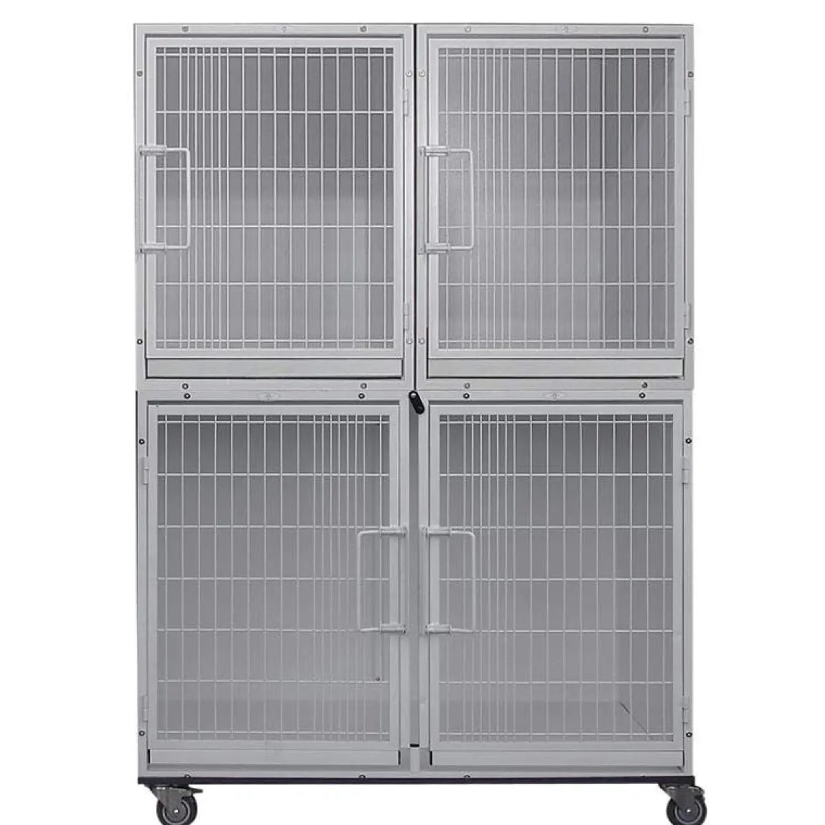 Ryan's Pet Supplies Paw Brothers White Modular Cage Half Bank