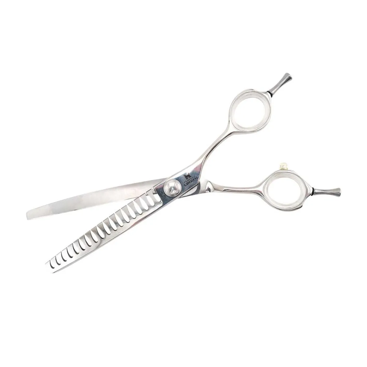 perfect_groom_aspire__inch_curved_chunker_shears_2.webp Ryan's Pet Supplies Perfect Groom Aspire 6.5 Inch Curved Chunker Shears