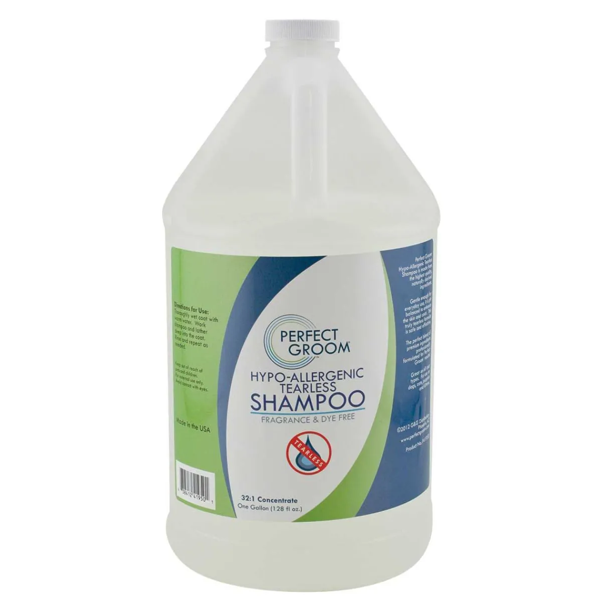 Ryan's Pet Supplies Perfect Groom Hypo-Allergenic Tearless Shampoo 32:1 Gallon