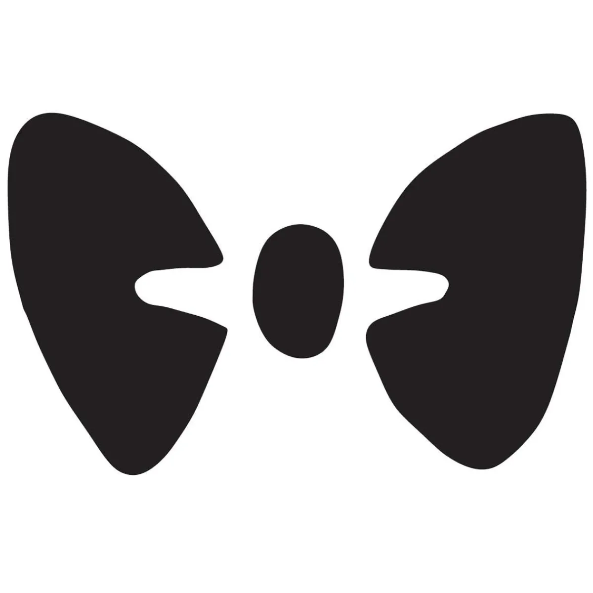 Ryan's Pet Supplies Pet Paint Professional Bow Tie Stencil with Overspray Guard