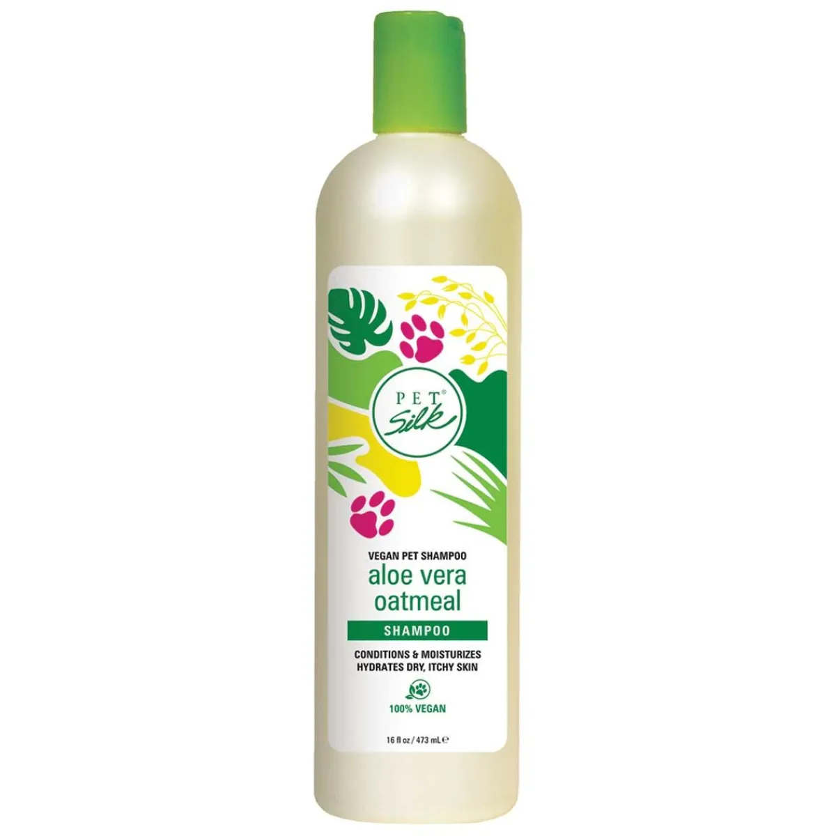Ryan's Pet Supplies Pet Silk Vegan Aloe Vera Oatmeal Shampoo for Dogs & Cats
