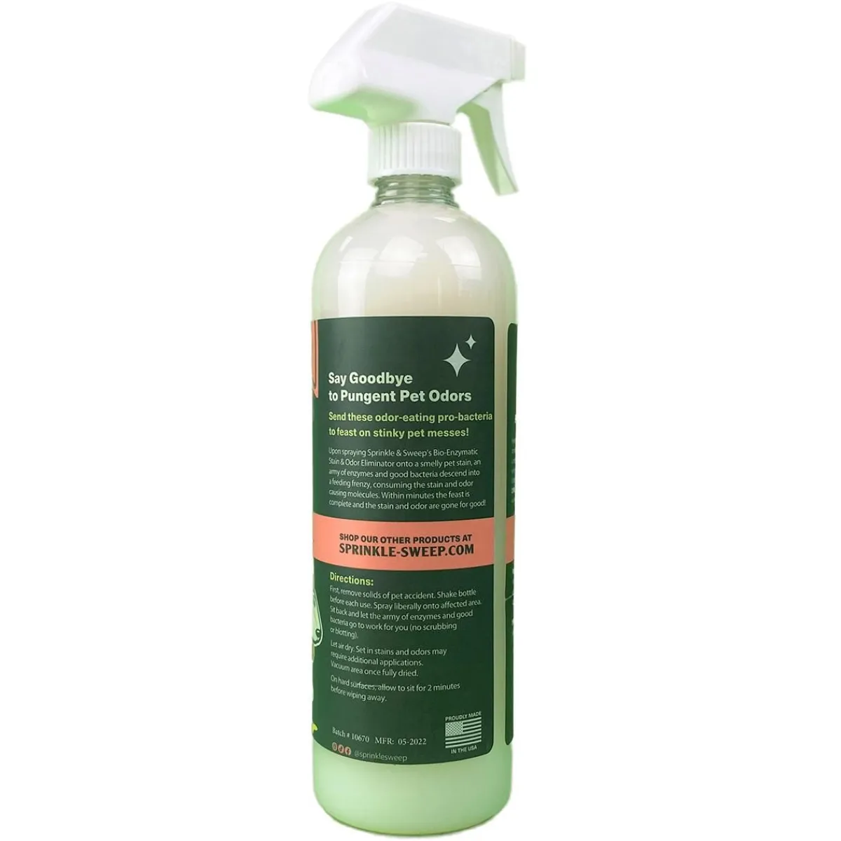 Ryan's Pet Supplies Pet Stain & Odor Eliminator Spray 24 oz