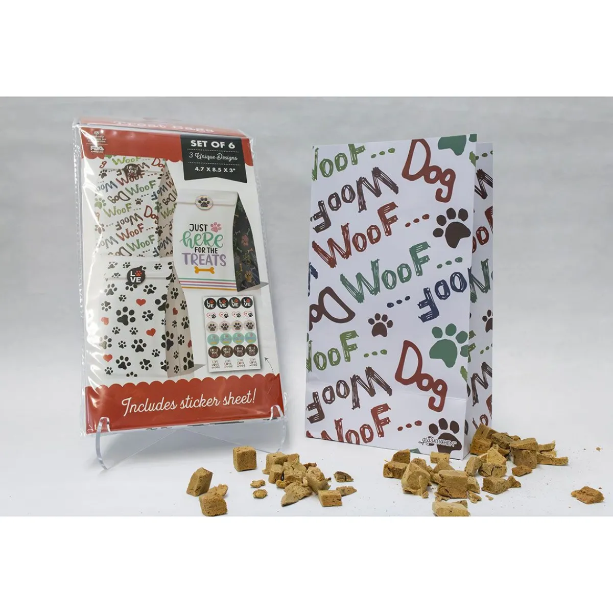 Ryan's Pet Supplies Pets Treat Bags with Stickers - Assorted