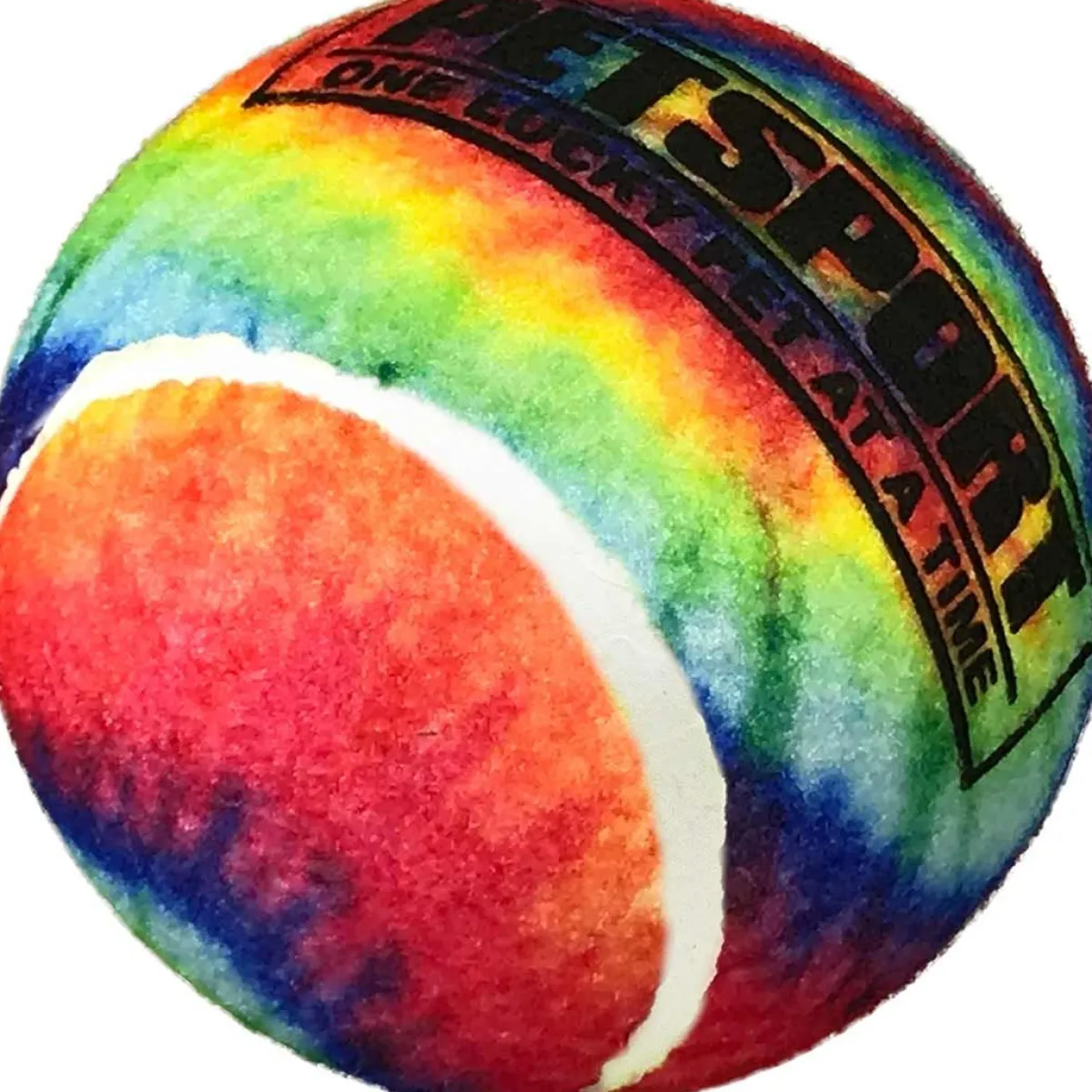 Ryan's Pet Supplies Petsport Tie Dye Squeak Ball - Multiple Sizes