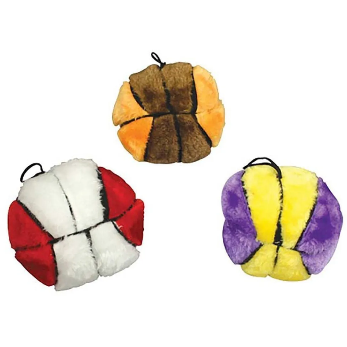 Ryan's Pet Supplies Plush Sport Balls Basketball 4.5"