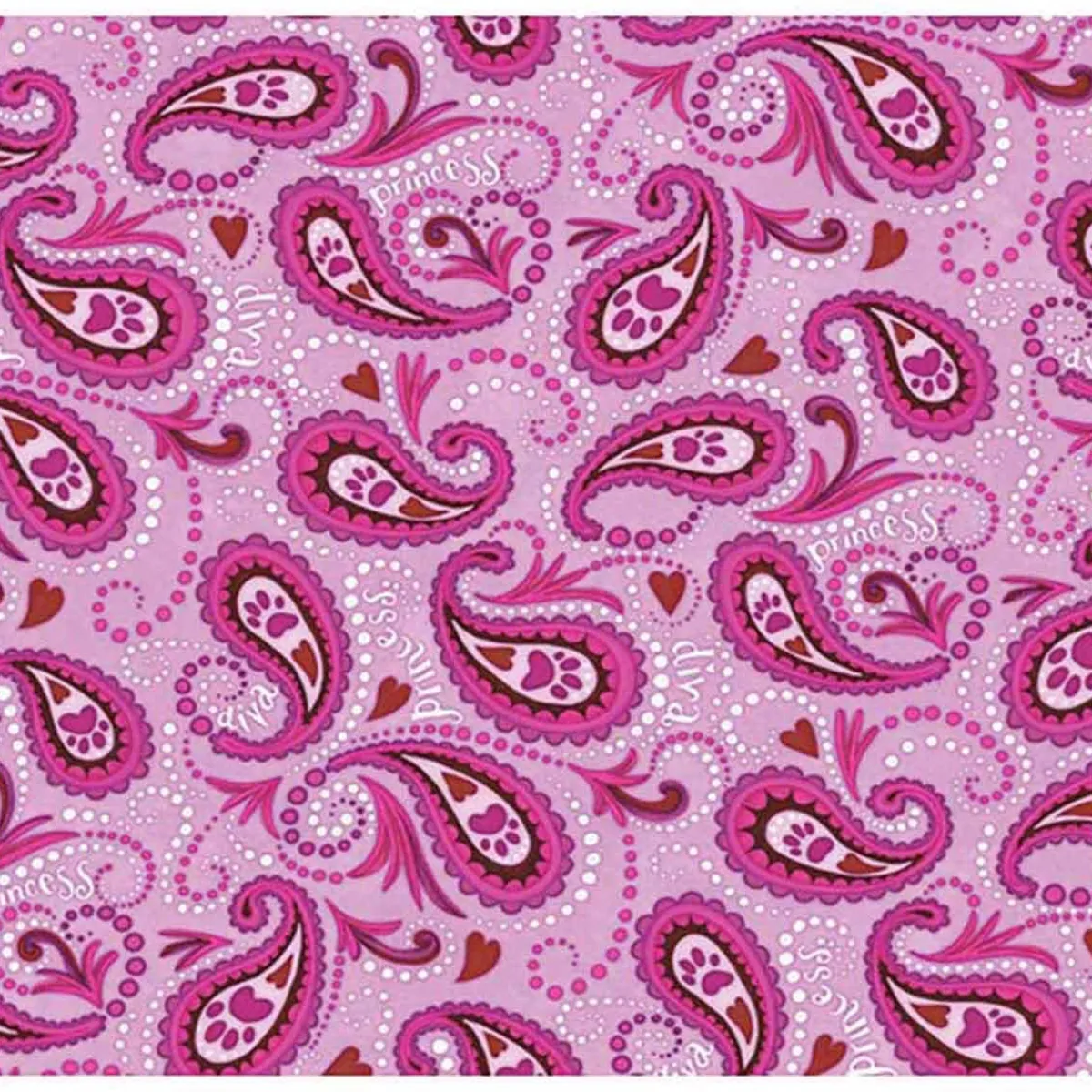 Ryan's Pet Supplies Princess Paw Paisley Pet Bandana