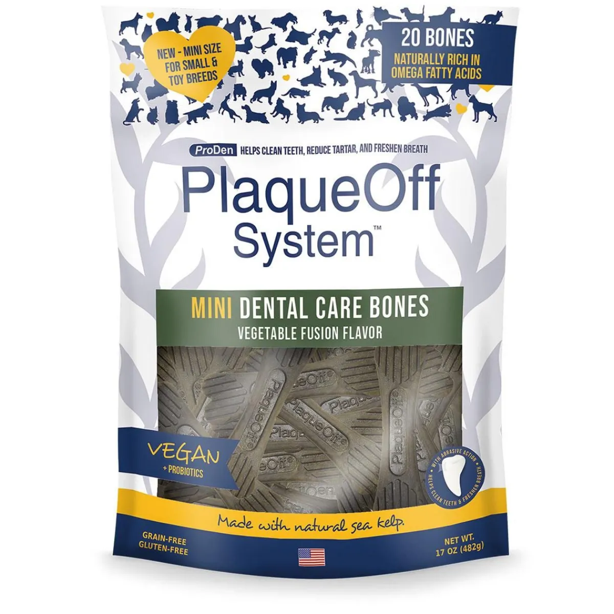 Ryan's Pet Supplies ProDen PlaqueOff Mini Dental Bone Dog Treats