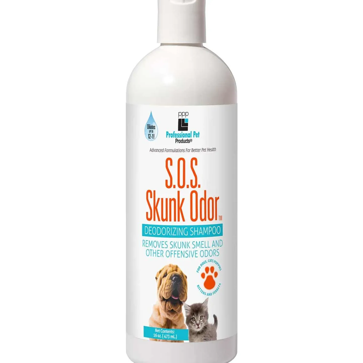 Ryan's Pet Supplies Professional Pet Products Skunk Odor Shampoo  12:1