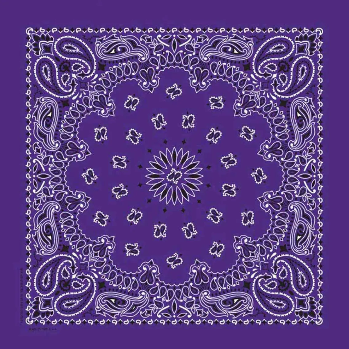 Ryan's Pet Supplies Purple Paisley Pet Bandana