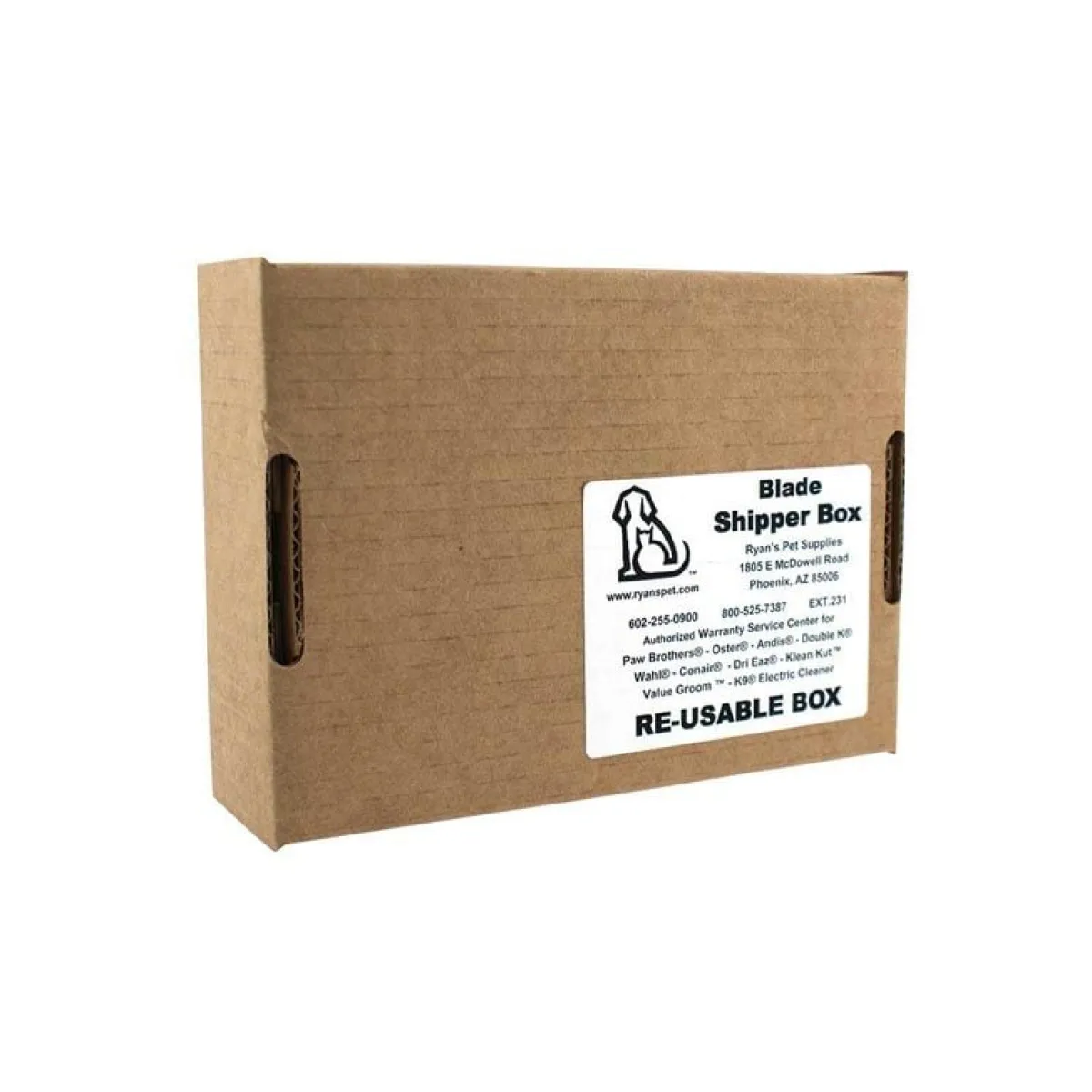 Ryan's Pet Supplies Reusable Blade Shipping Box