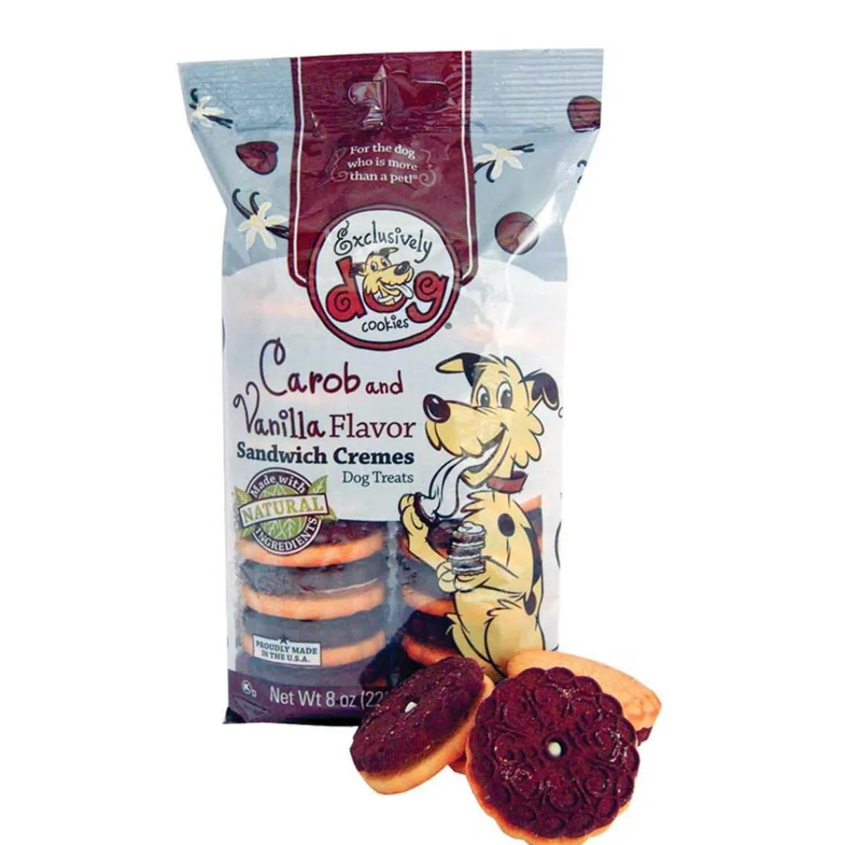 Ryan's Pet Supplies Sandwich Cremes Carob & Vanilla 8 oz