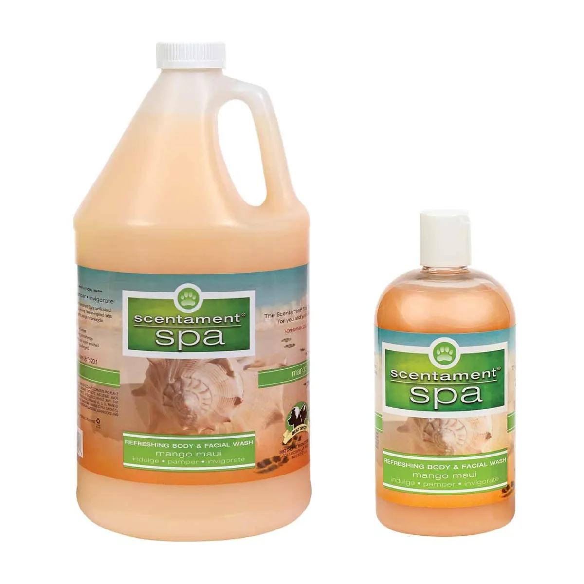 Ryan's Pet Supplies Scentament Spa Mango Maui Body & Facial Wash 20:1