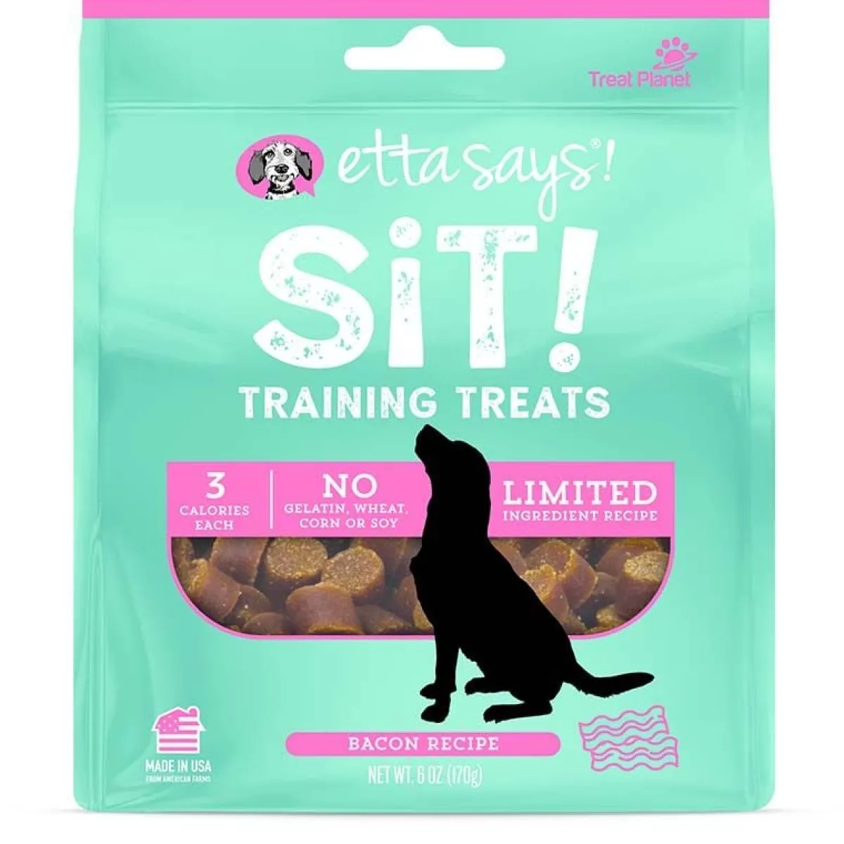Ryan's Pet Supplies Sit! Training Treats Bacon 6 oz