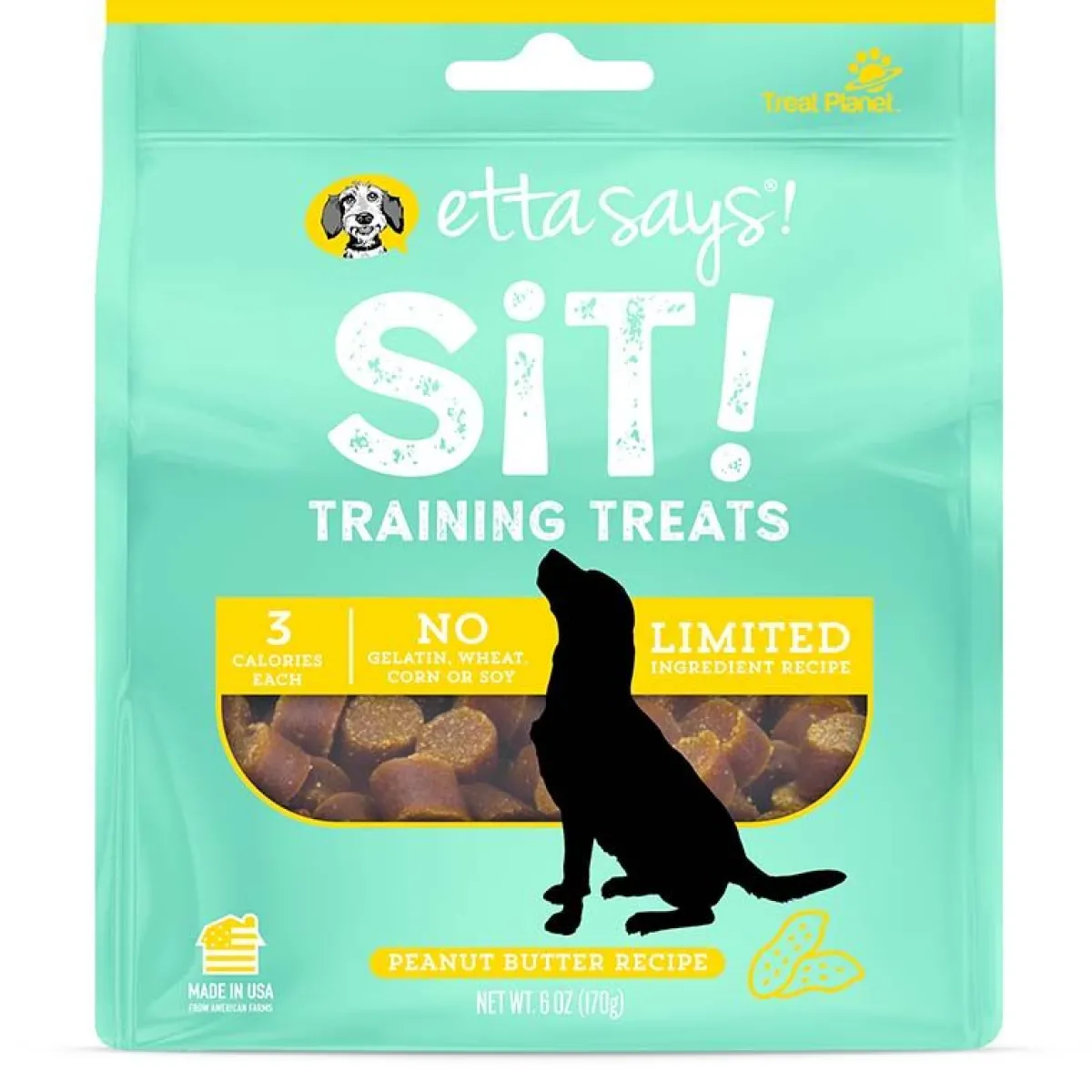 Ryan's Pet Supplies Sit! Training Treats Peanut Butter 6 oz