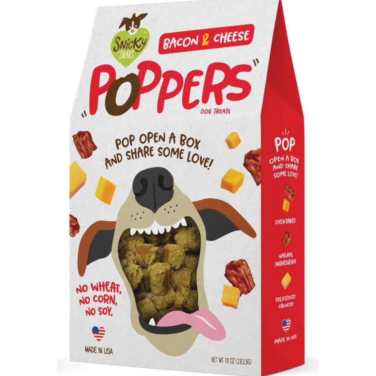Ryan's Pet Supplies Snicky Snak Poppers Dog Treats 10oz