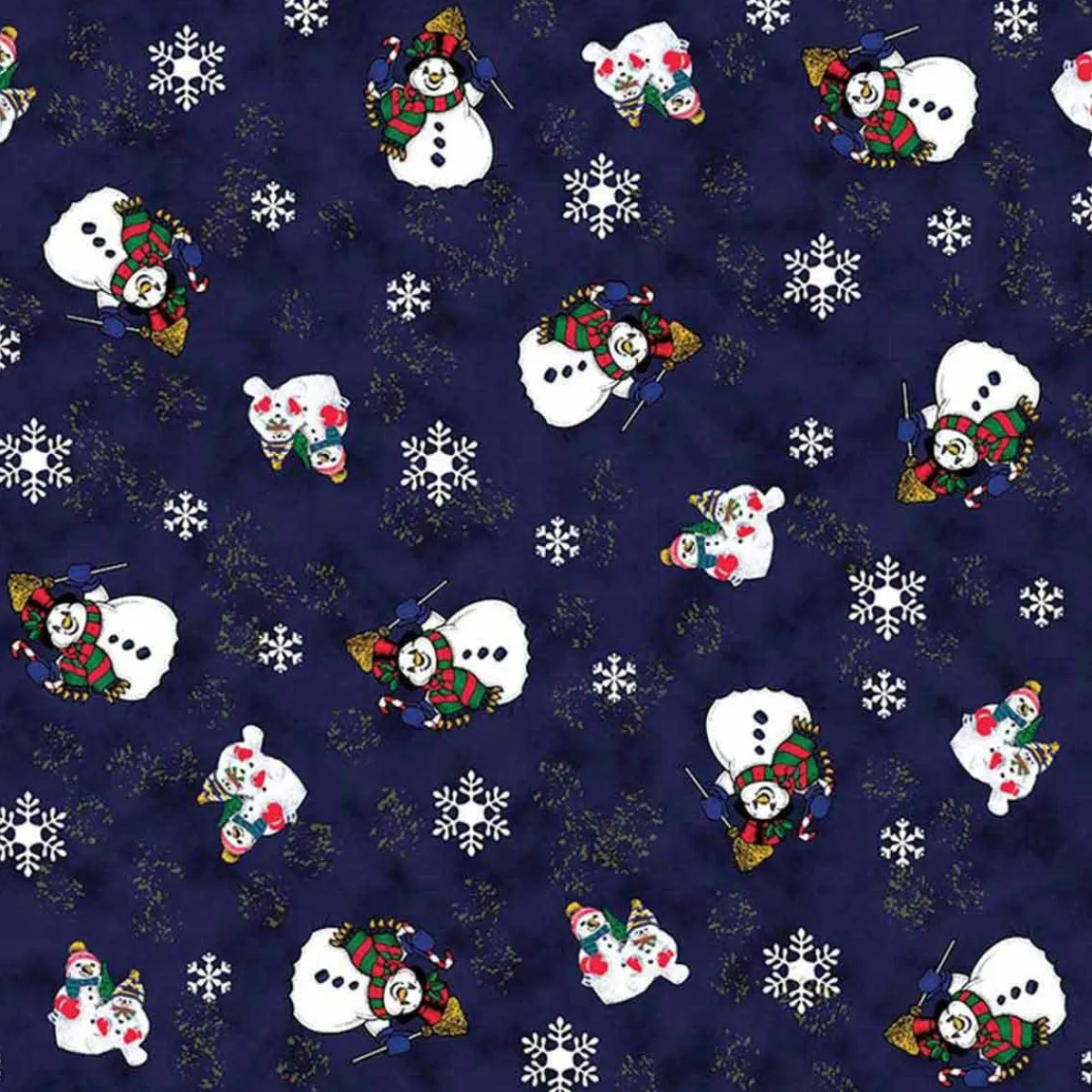 Ryan's Pet Supplies Snowmen with Snowflakes Bandana