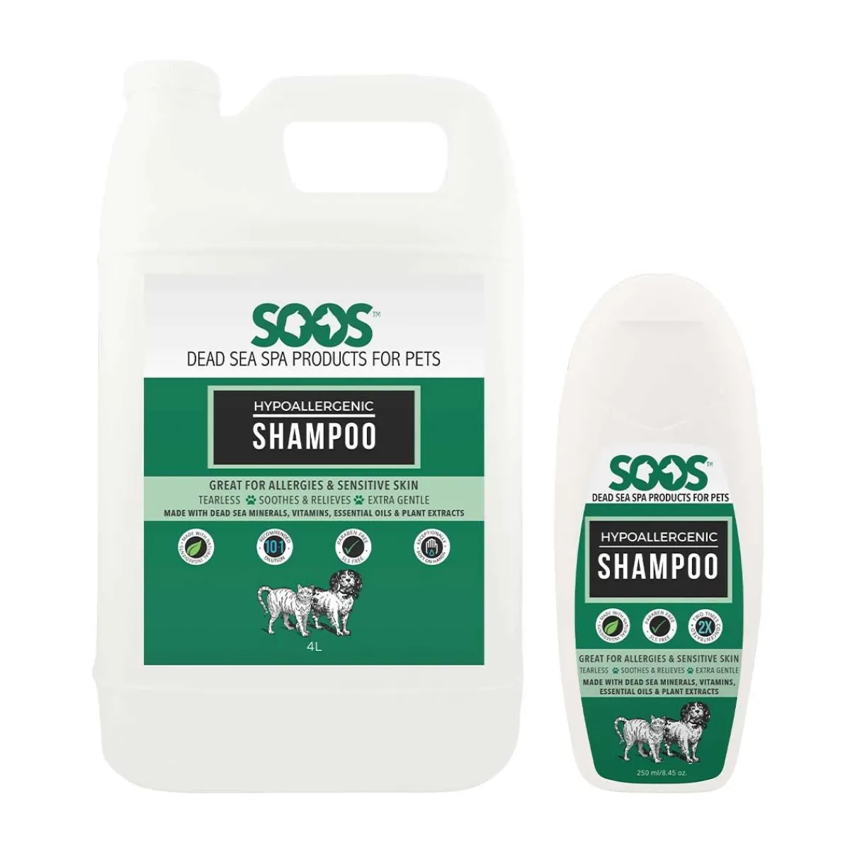 Ryan's Pet Supplies Soos Hypoallergenic Pet Shampoo