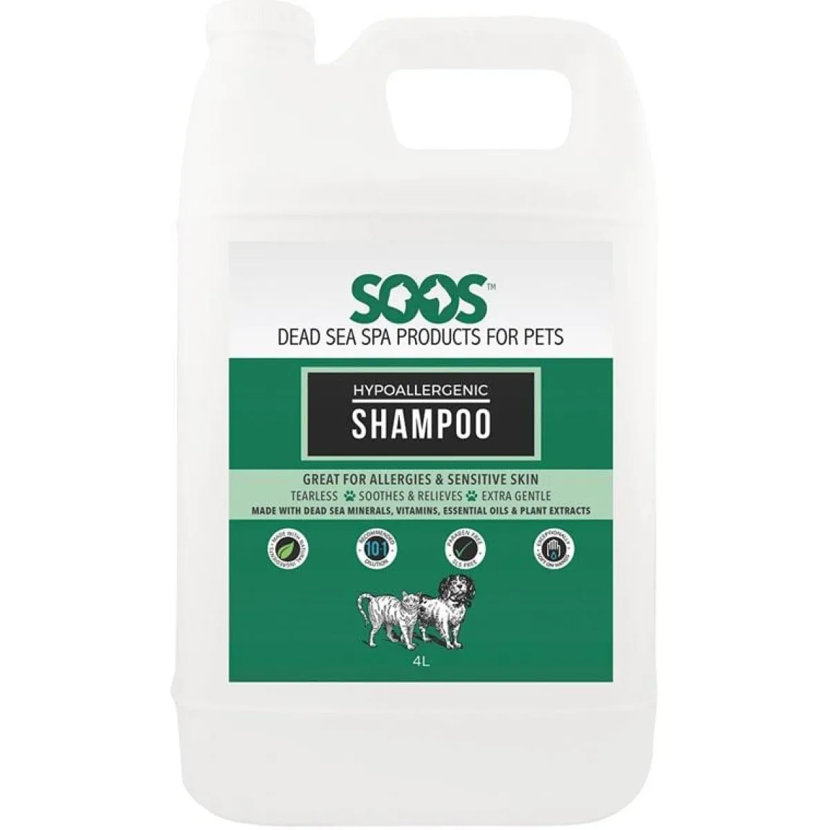 Ryan's Pet Supplies Soos Hypoallergenic Pet Shampoo