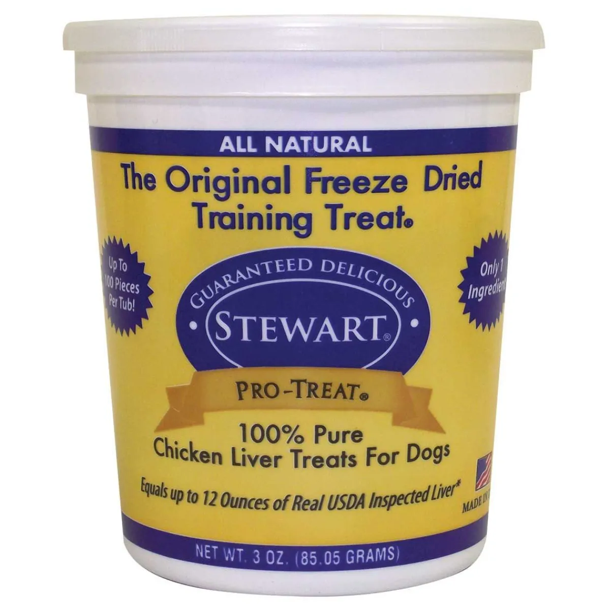 Ryan's Pet Supplies Stewart Pro-Treats For Dogs Freeze Dried Chicken Liver 3 oz