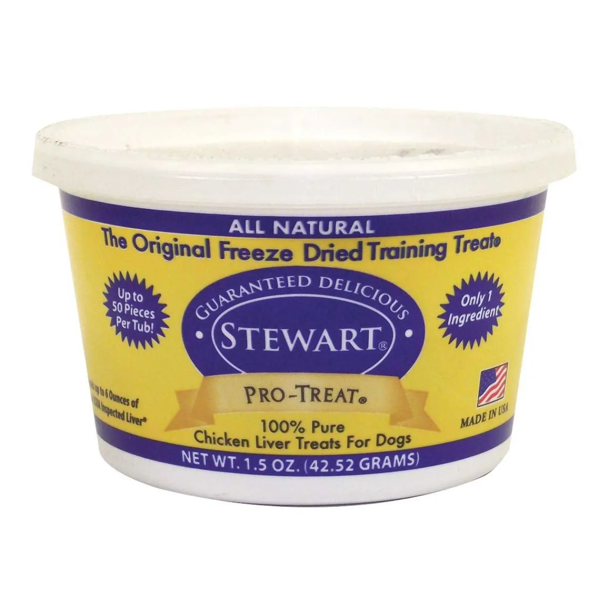 Ryan's Pet Supplies Stewart Pro-Treats for Dogs Freeze Dried Chicken Liver 1.5 oz