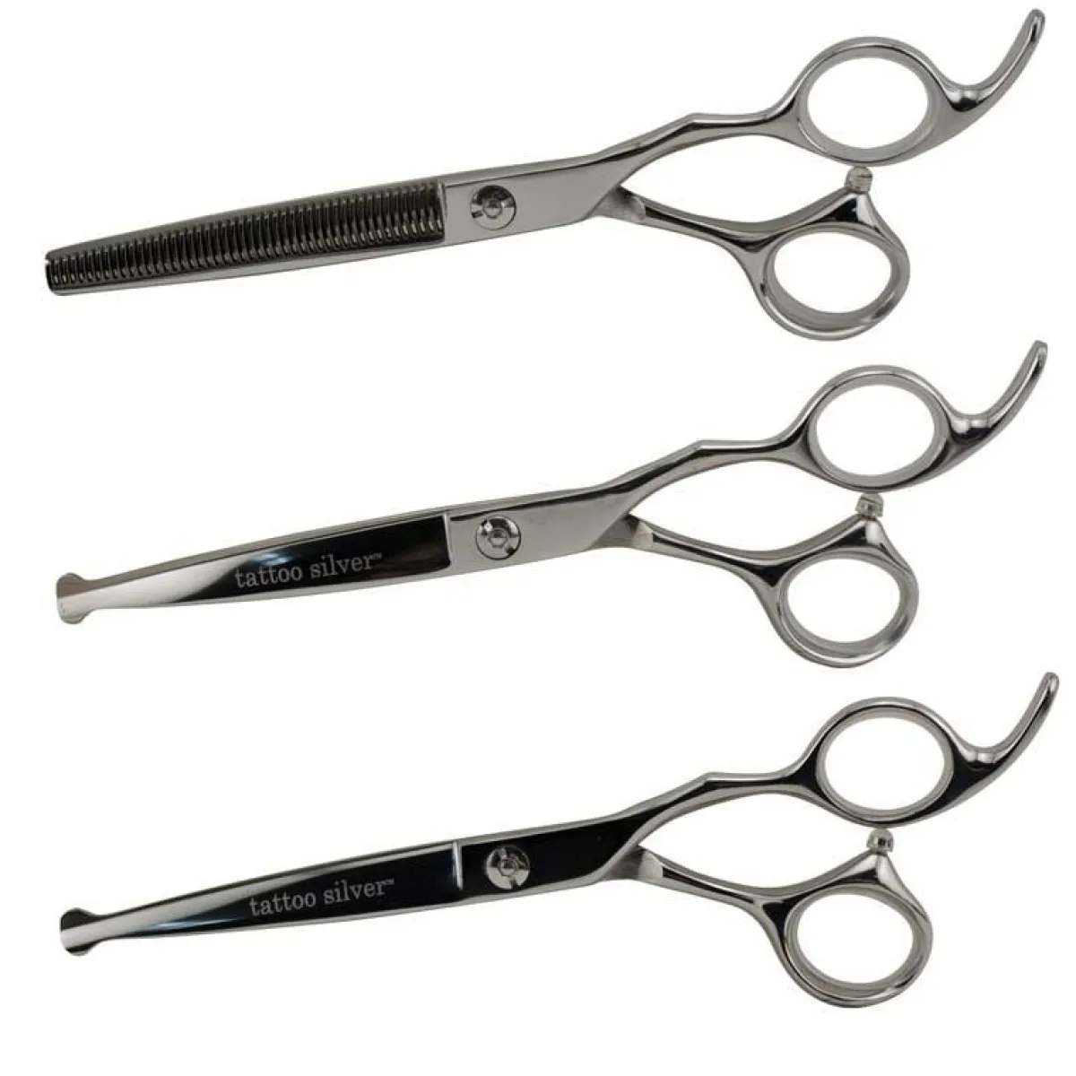Ryan's Pet Supplies Tattoo Silver 3 Shear Ball Tip Set