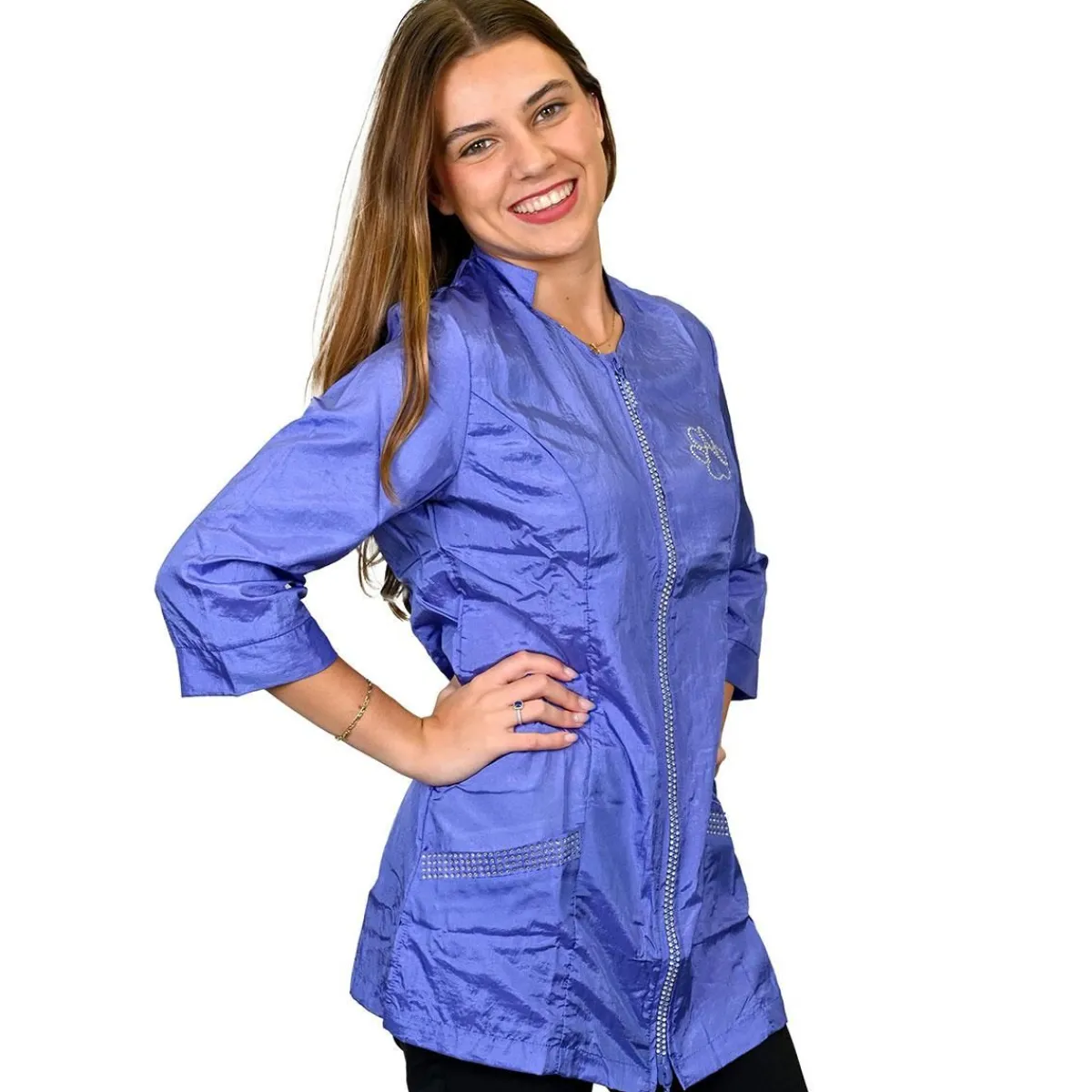 tikima_aleria_jacket_with_rhinestone_front_zipper_smalllarge_11.webp Ryan's Pet Supplies Tikima Aleria Jacket with Rhinestone Front Zipper Small-Large