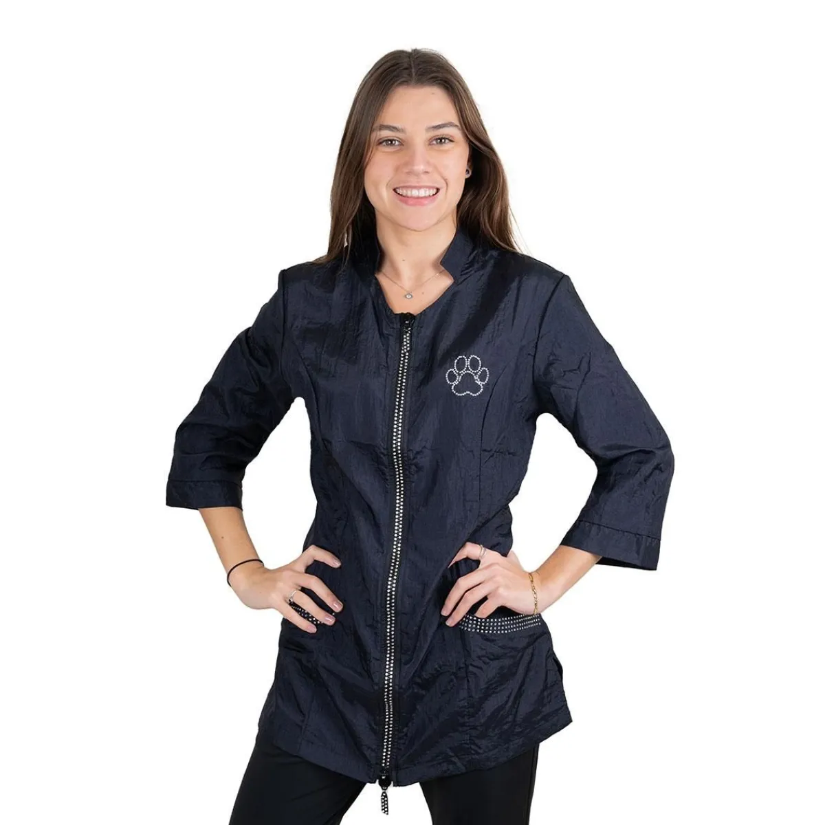 tikima_aleria_jacket_with_rhinestone_front_zipper_smalllarge_2.webp Ryan's Pet Supplies Tikima Aleria Jacket with Rhinestone Front Zipper Small-Large
