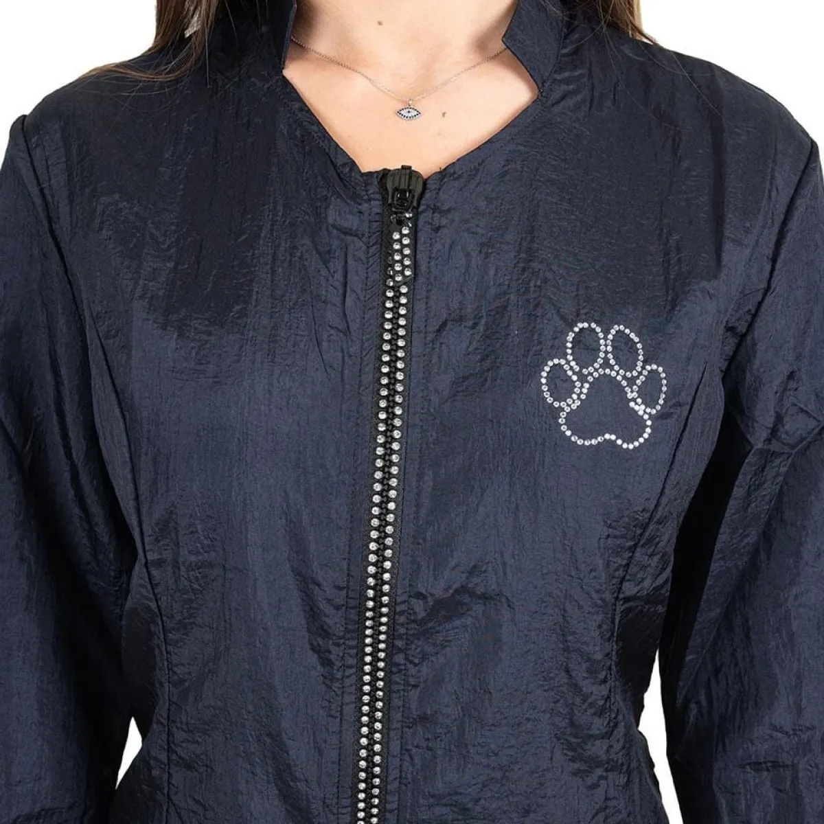 tikima_aleria_jacket_with_rhinestone_front_zipper_smalllarge_3.webp Ryan's Pet Supplies Tikima Aleria Jacket with Rhinestone Front Zipper Small-Large