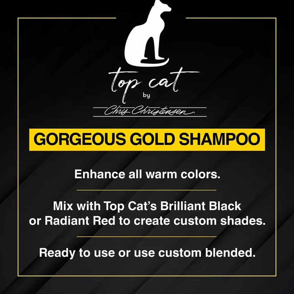 Ryan's Pet Supplies Top Cat Gorgeous Gold Shampoo