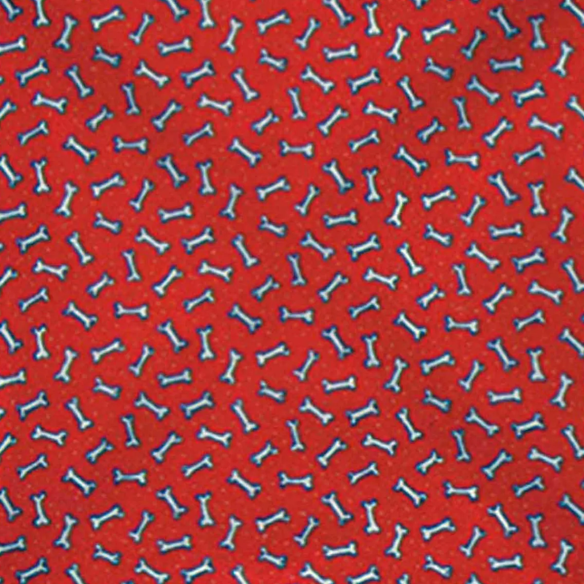 Ryan's Pet Supplies Tossed Bones Red Pet Bandana